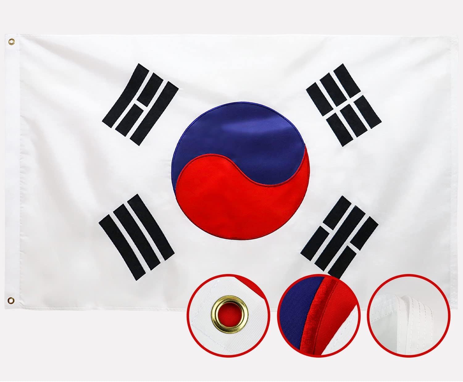 斗门韩国国旗 3x5ft